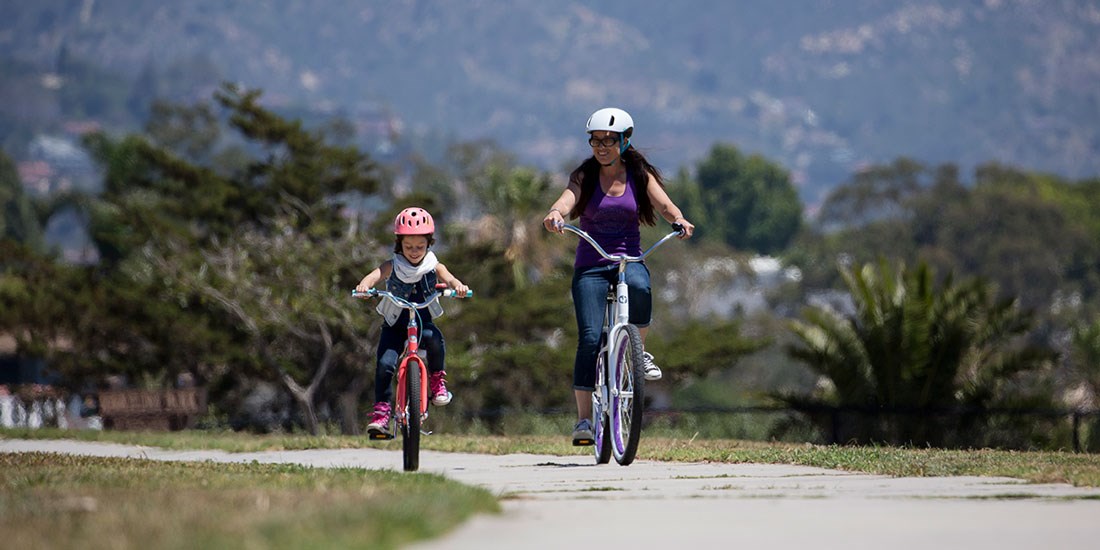 Teaching my kid online to ride a bike