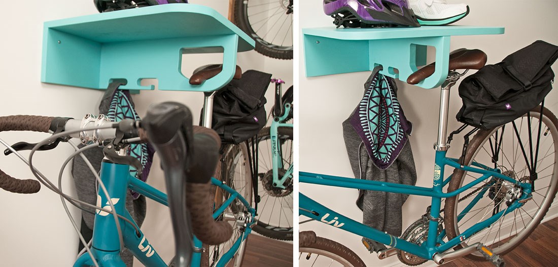 How to Make a Wall-Mounted Shelf to Hang your Bike